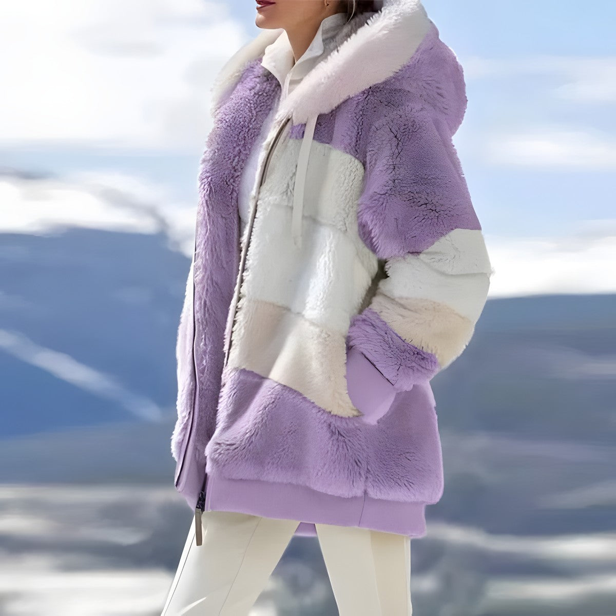 Manteau bohème chic femme hiver