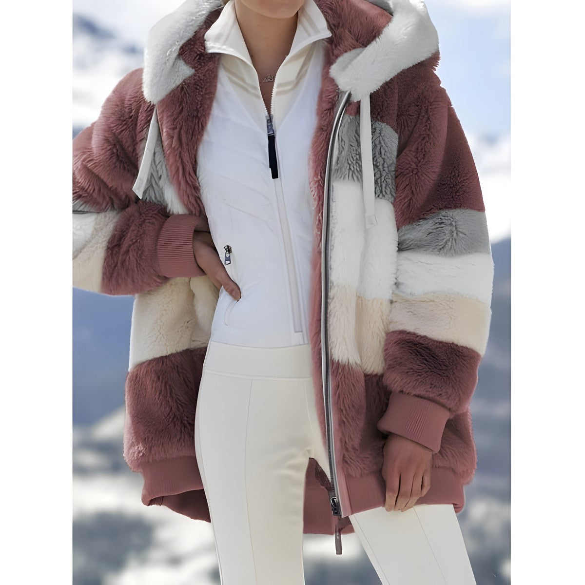 Manteau bohème chic femme hiver