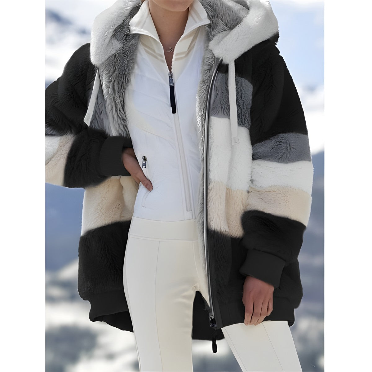 Manteau bohème chic femme hiver