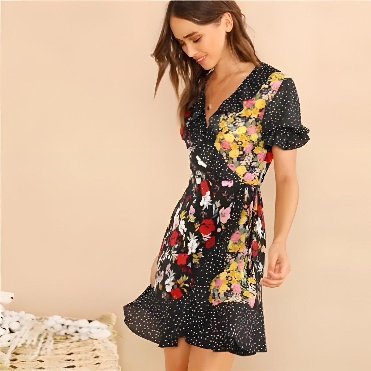 Robe Bohème Chic Manche Courte
