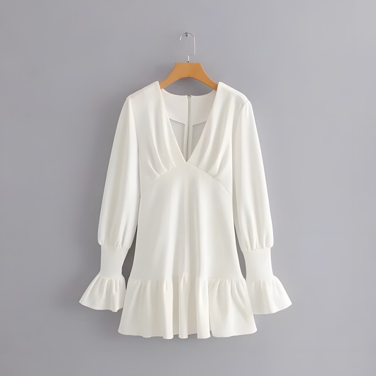 Robe boheme courte blanche été