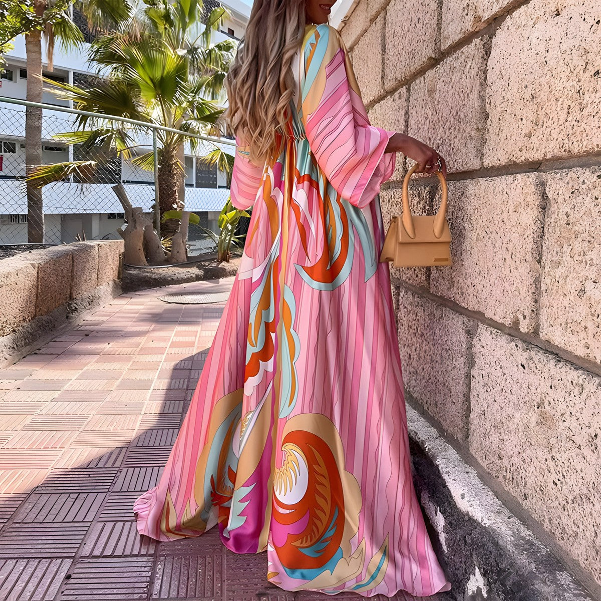 Robe bohème femme grande taille