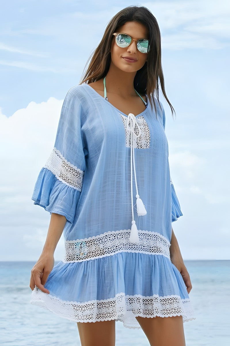 Robe Boheme Hippie Blanche