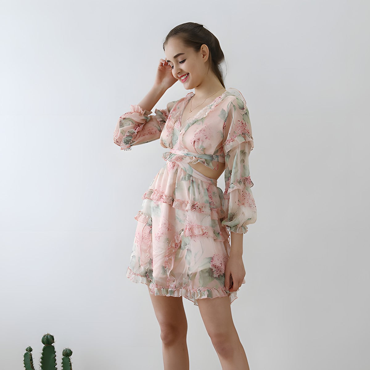 Robe courte Imprimé Bohème