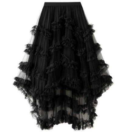 Jupe Bohème Noire Longue