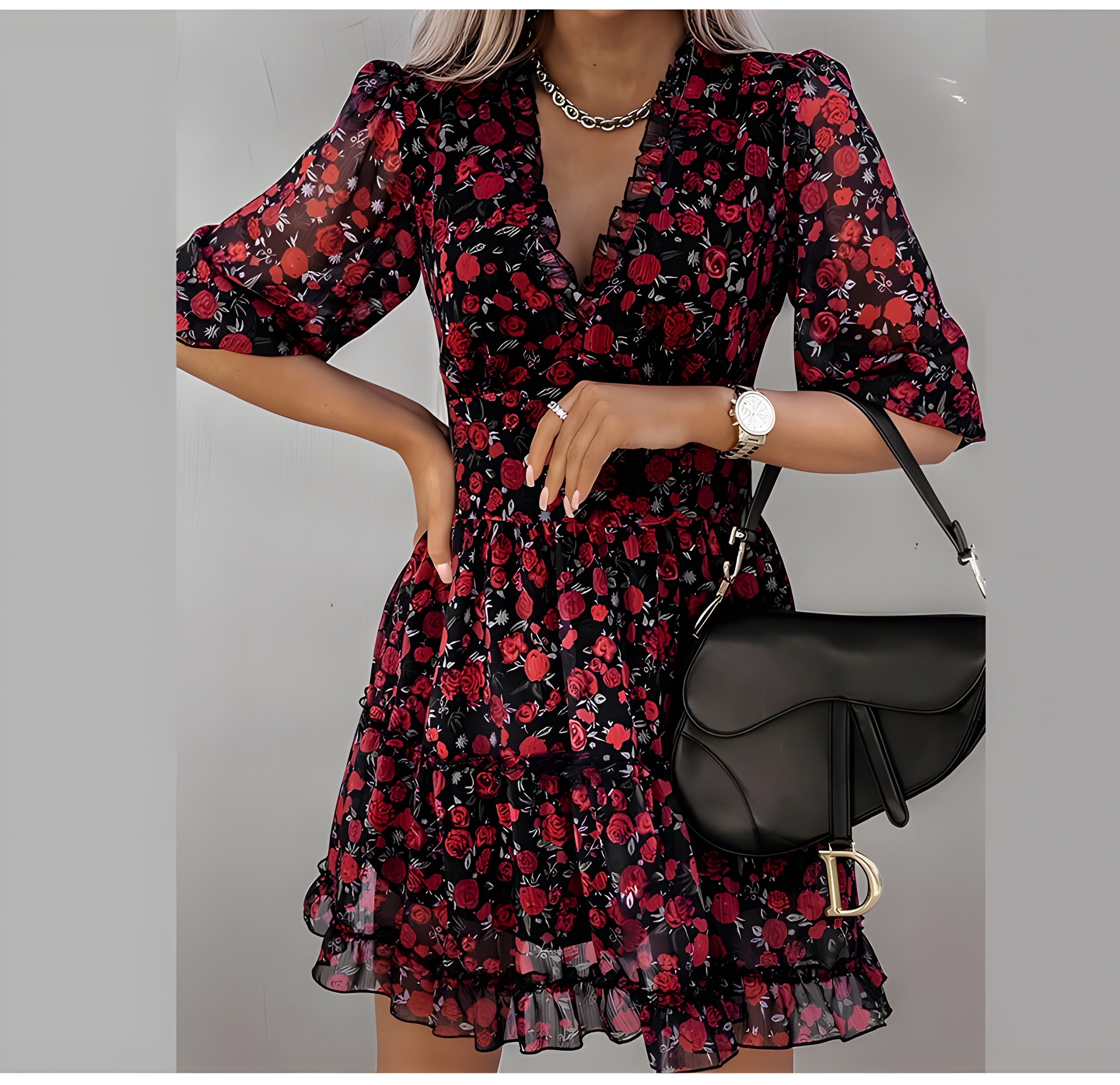 Robe Bohème Chic Italienne