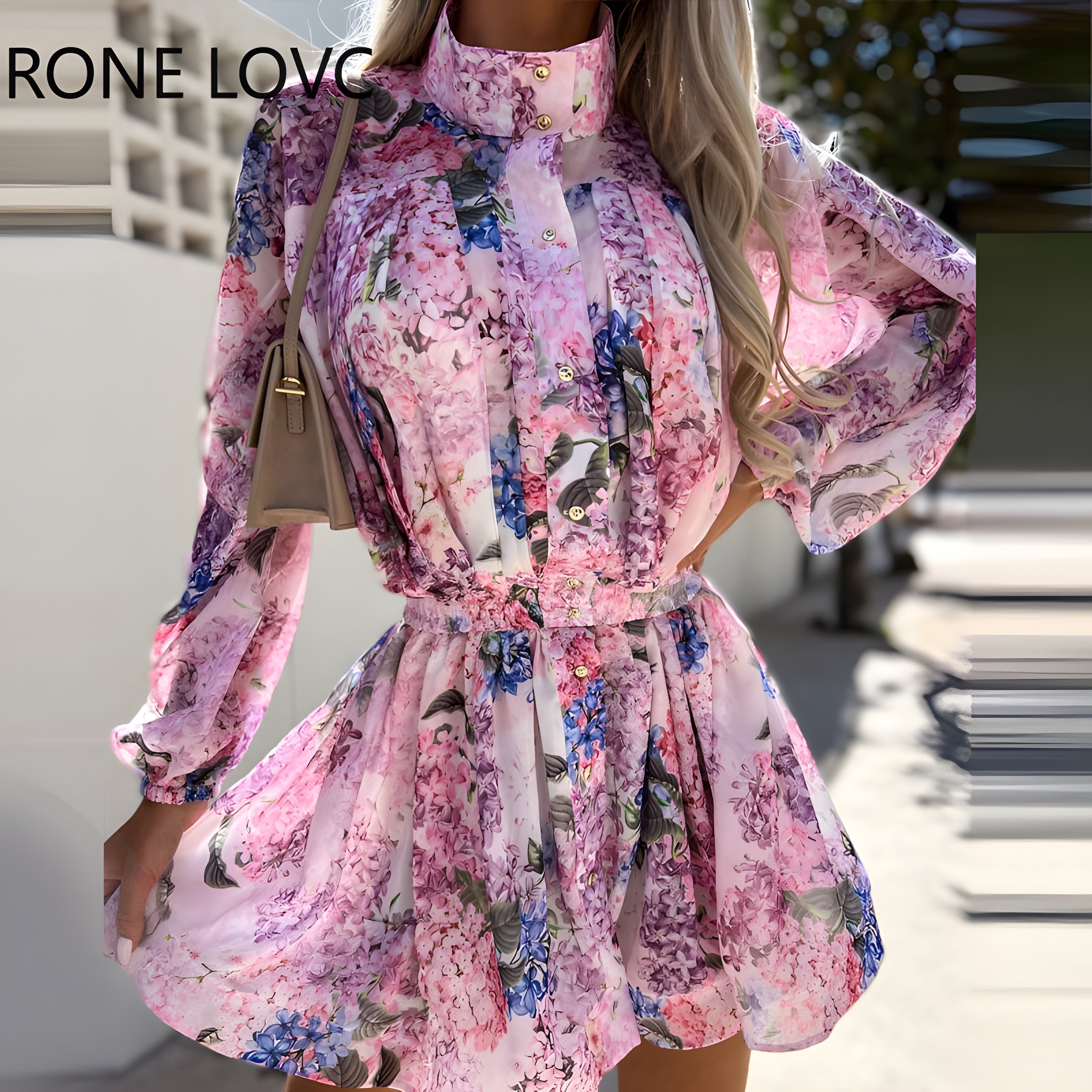 Robe Bohème Chic Rose Poudré
