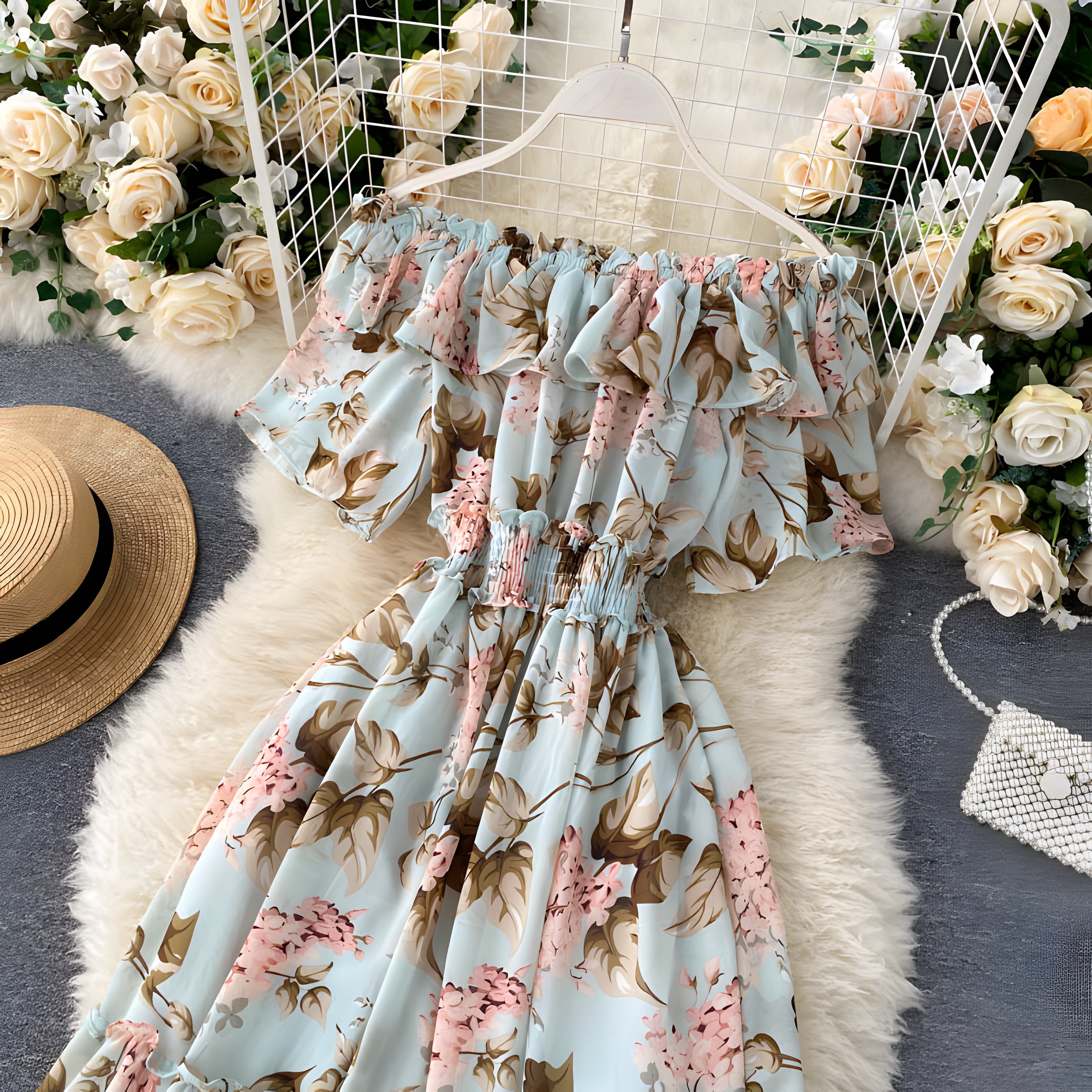 Robe Bohème Longue Fleurie