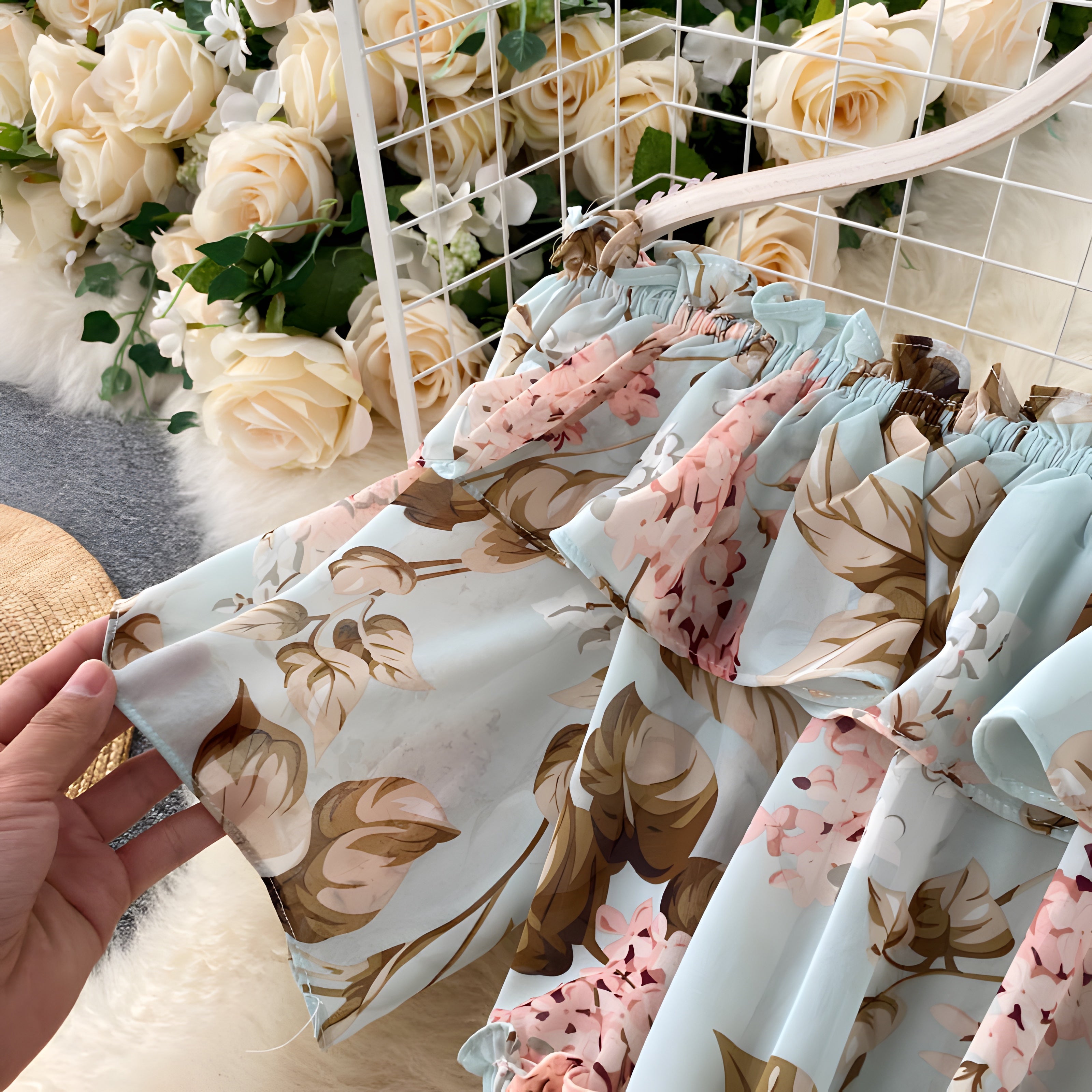 Robe Bohème Longue Fleurie