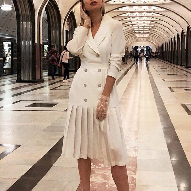 Robe Manteau Blanche Bohème