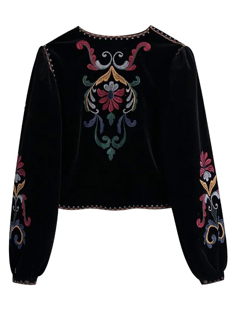 Veste Florale Bohème