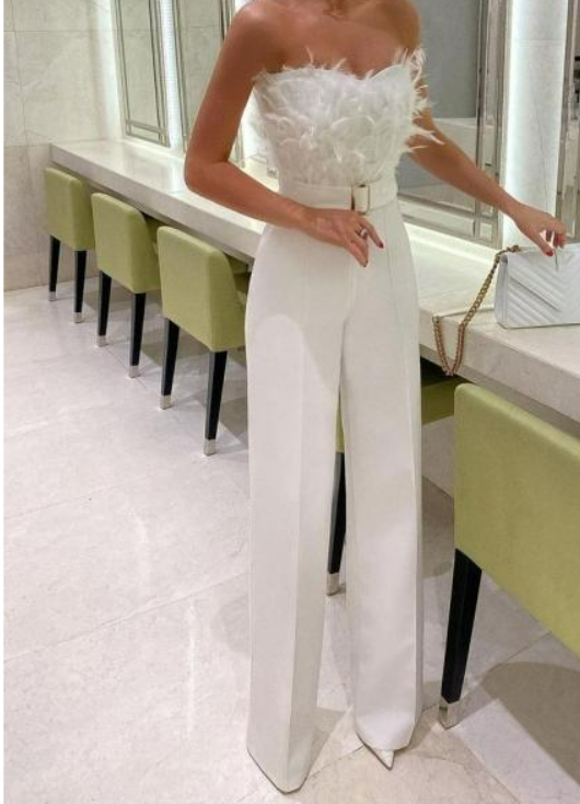Combinaison bohème chic mariage