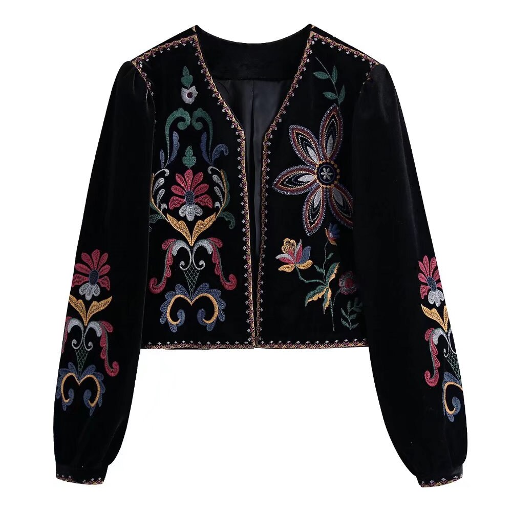 Veste Florale Bohème