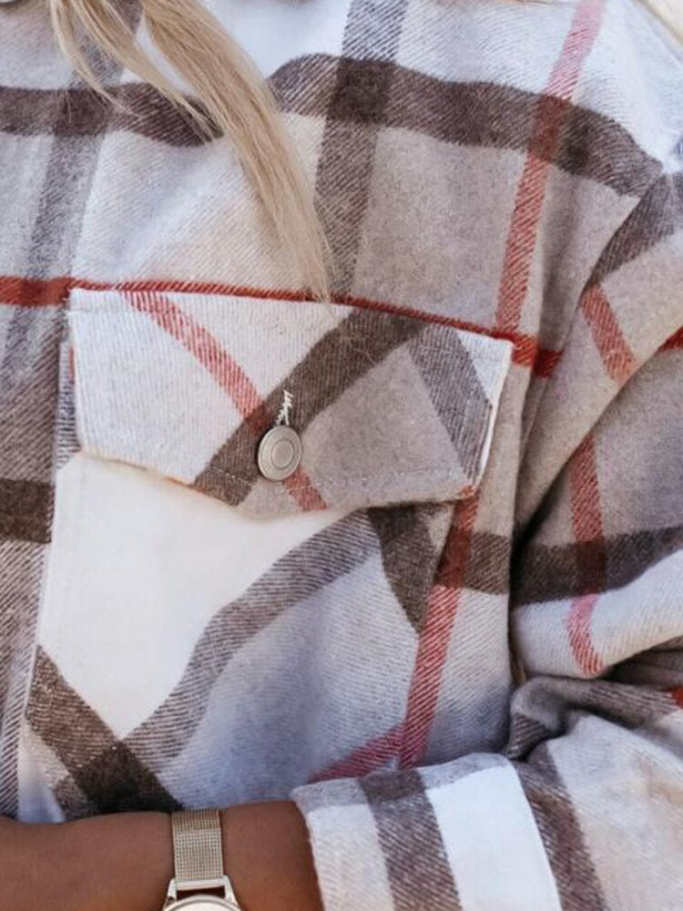 Veste Chemise à Carreaux