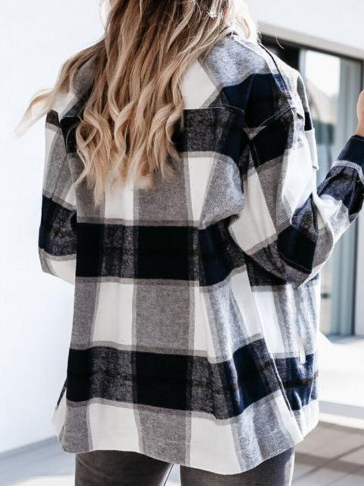Veste Chemise à Carreaux