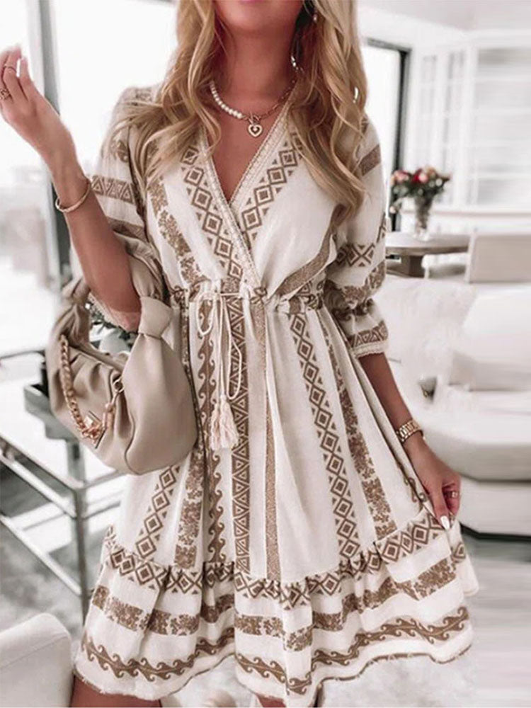 Robe été bohème Femme
