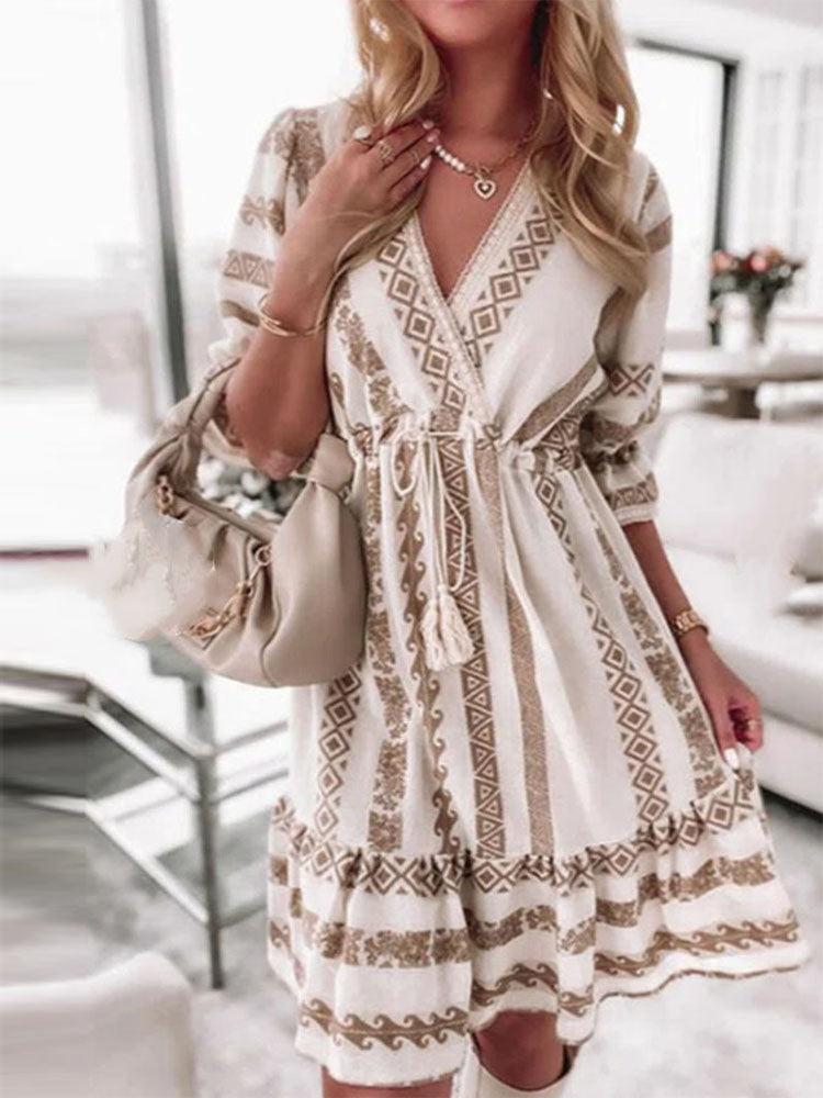 Robe été bohème Femme