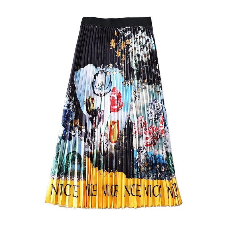 Jupe Longue Bohème Multicolor