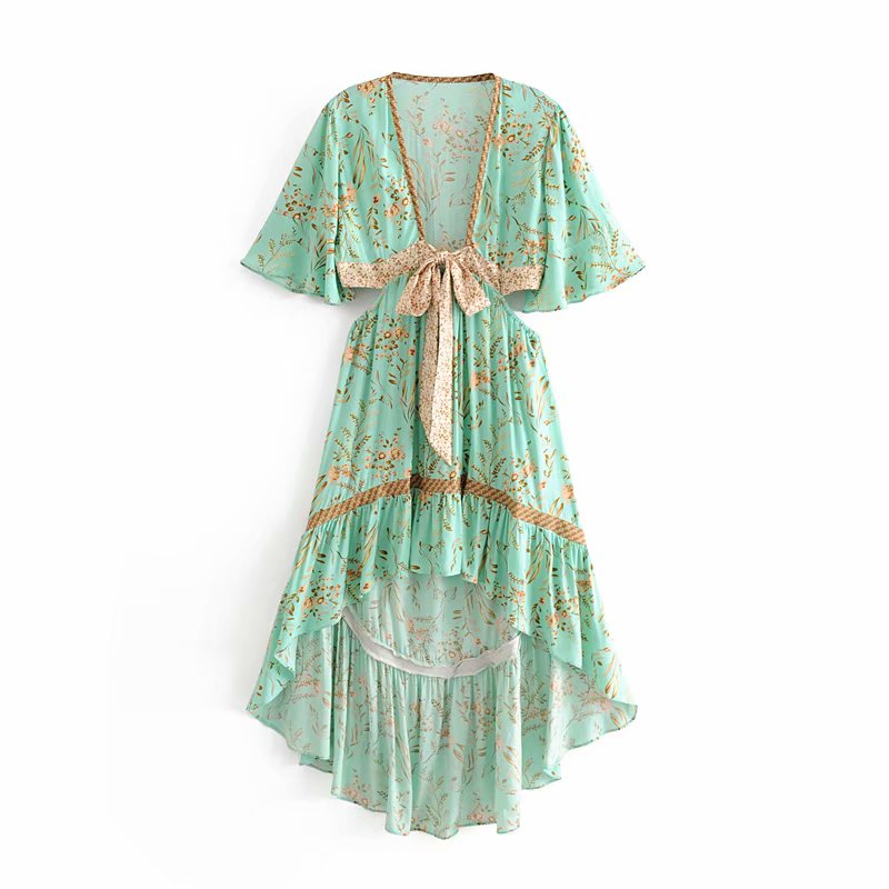 Robe Bohème Turquoise