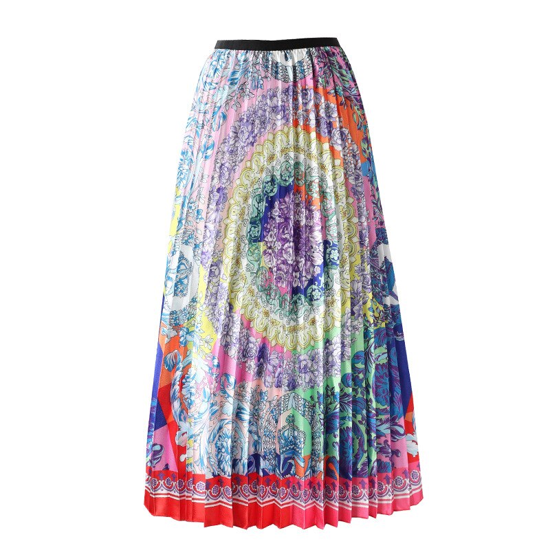 Jupe Longue Bohème Multicolor
