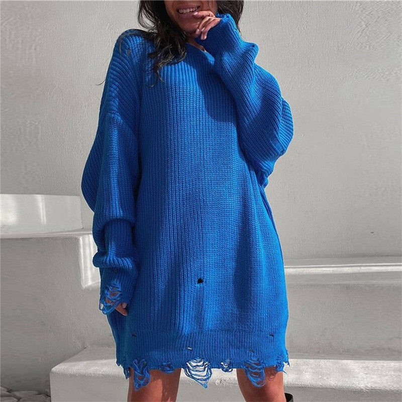 Robe pull hippie