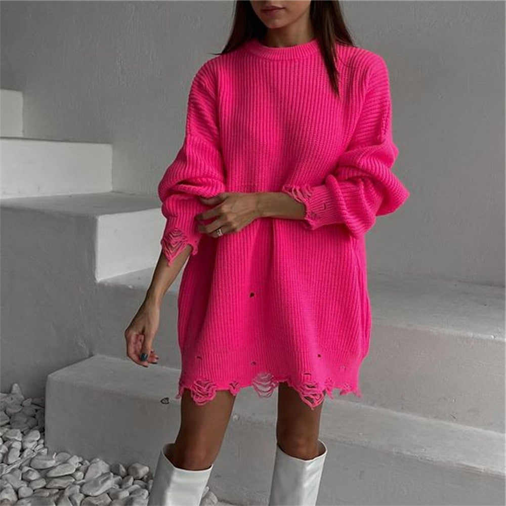 Robe pull hippie