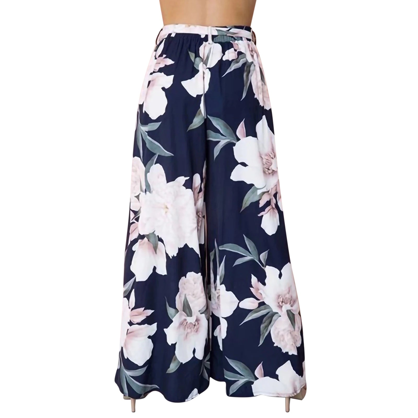 Pantalon Bohème Chic Fleuri
