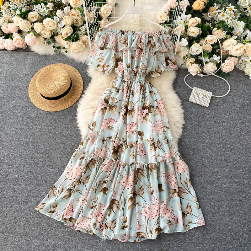 Robe Bohème Longue Fleurie