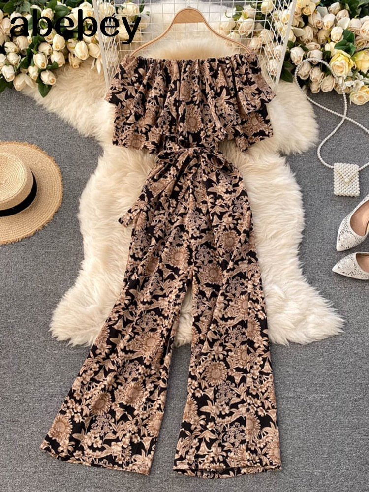 Combinaison pantalon femme ethnique