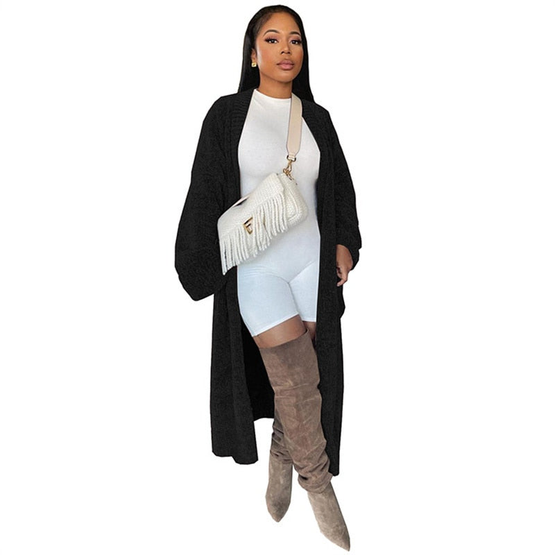 Gilet long femme bohème