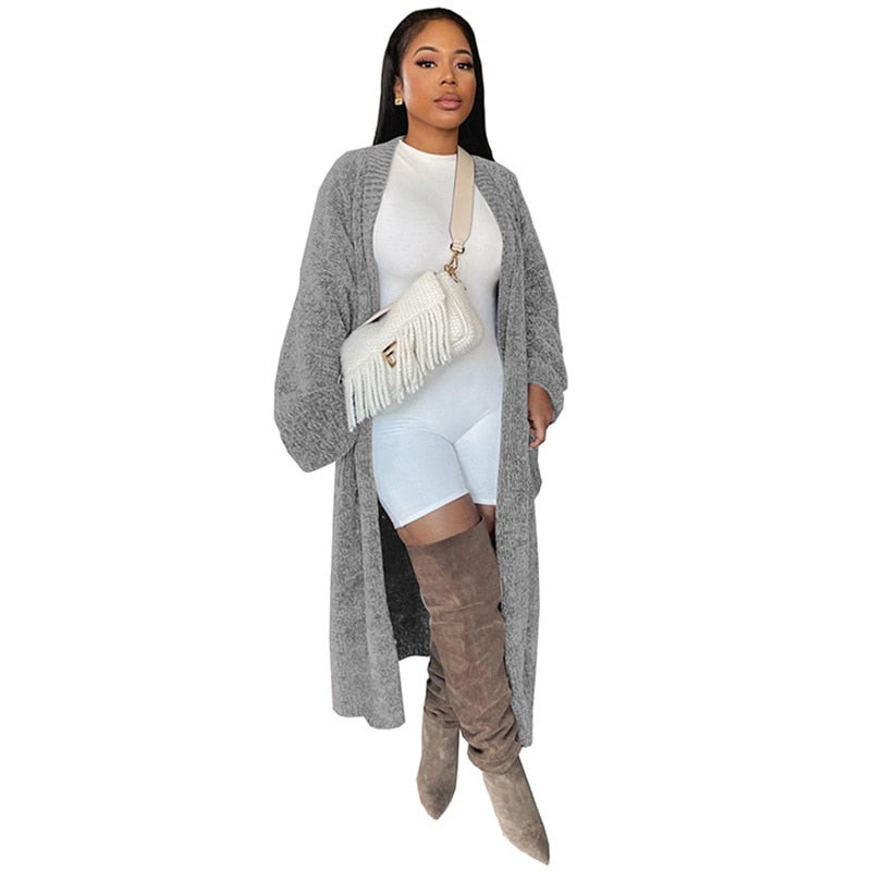 Gilet long femme bohème