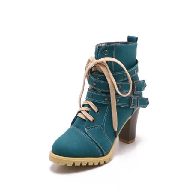 Bottines Daim Bohème - Bleu / 35