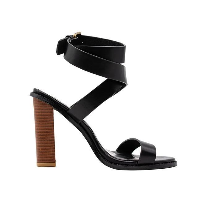 Chaussure Bohème Cuir - Noir / 36