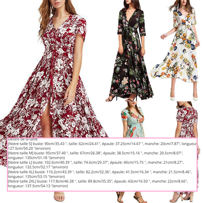 Robe Bohème Longue et Boutonnée