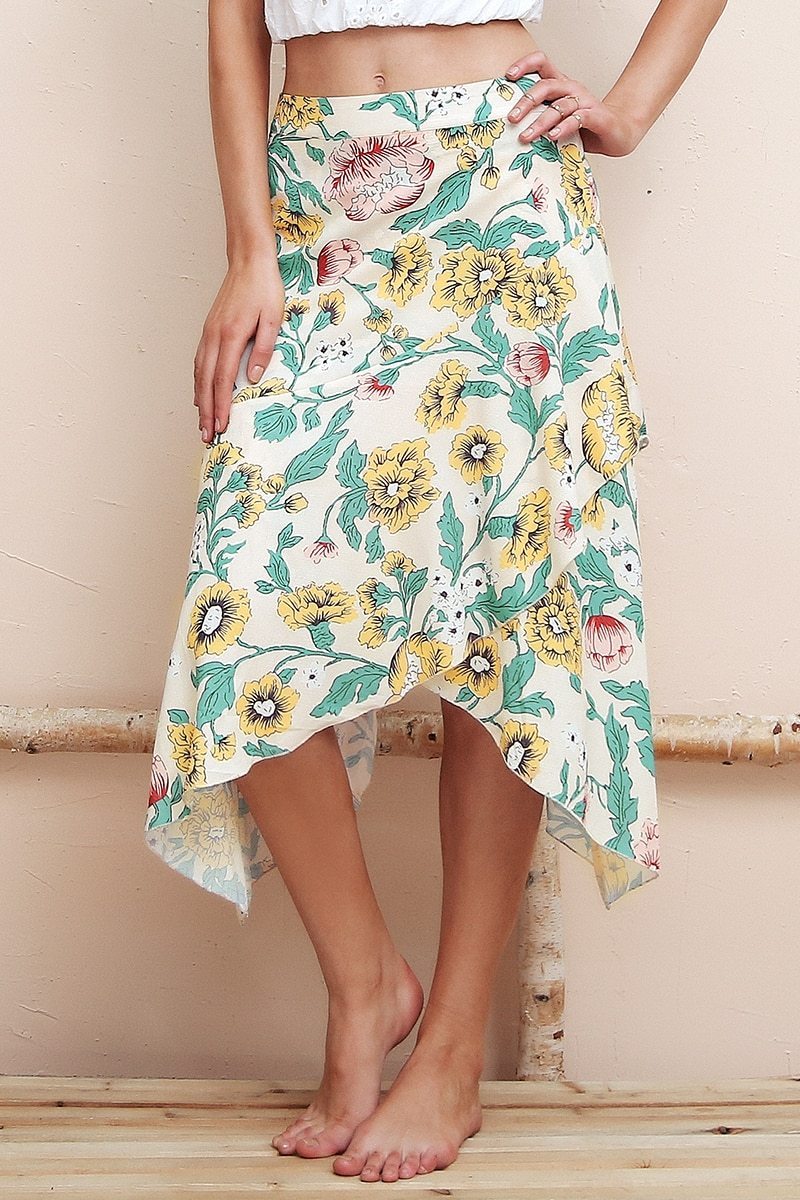 Jupe Bohème Asymetrique