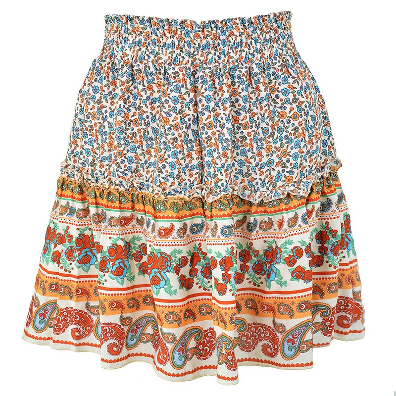 Jupe Bohème Courte Flore