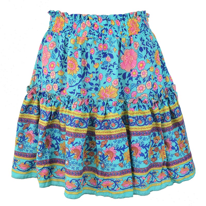 Jupe Bohème Courte Flore
