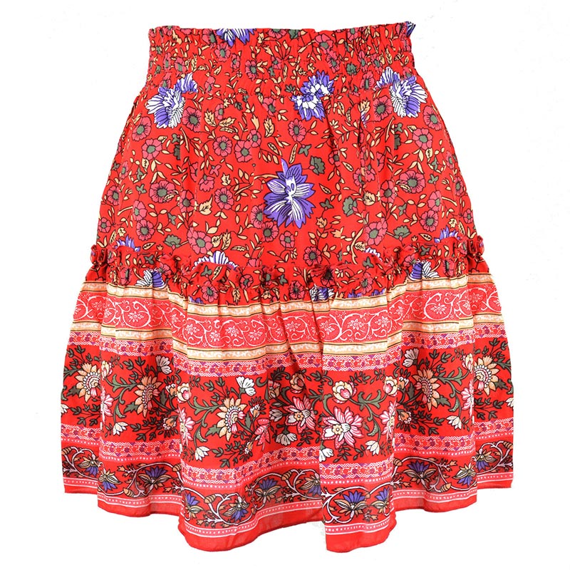 Jupe Bohème Courte Flore
