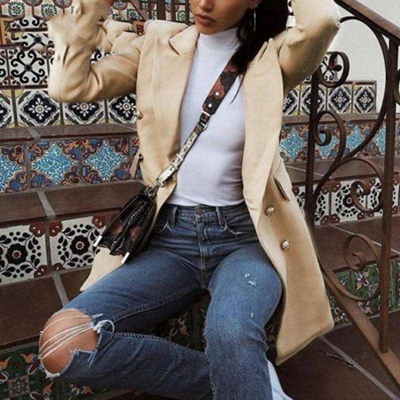 Manteau Bohème Chic Camel