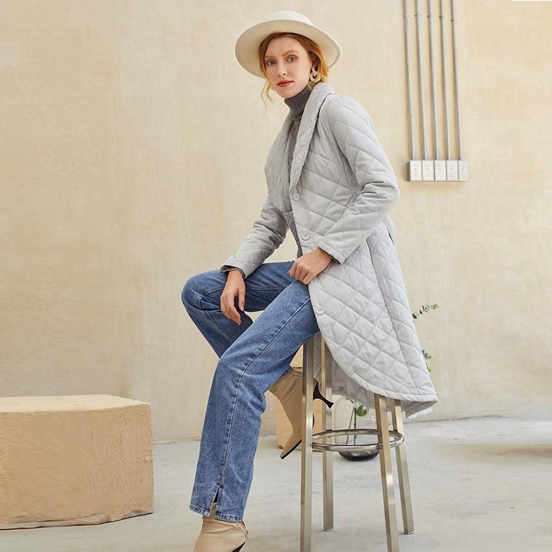 Manteau Bohème Gris Clair