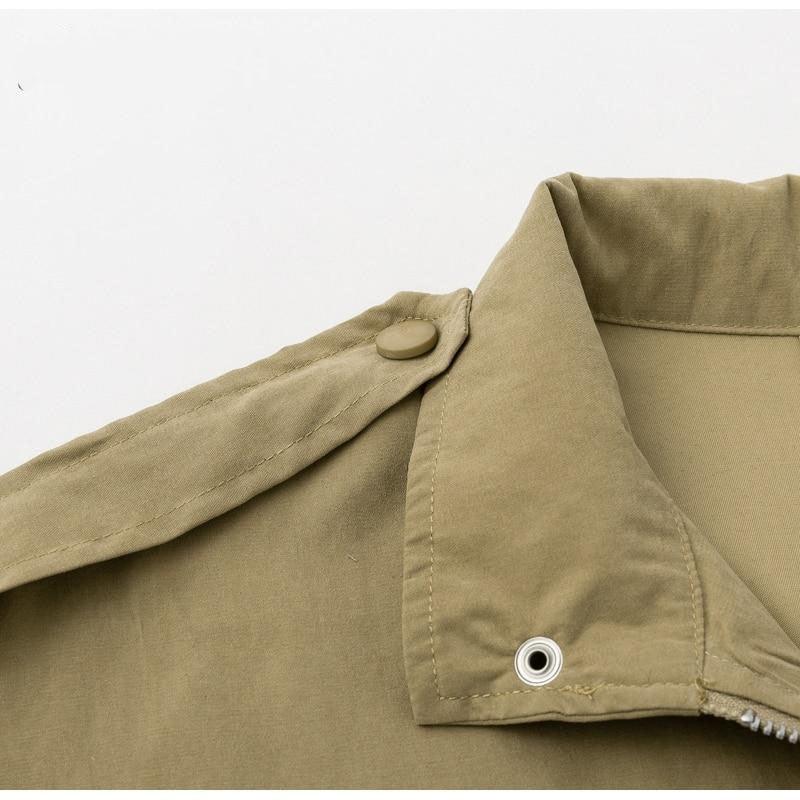 Manteau Long Bohème Kaki