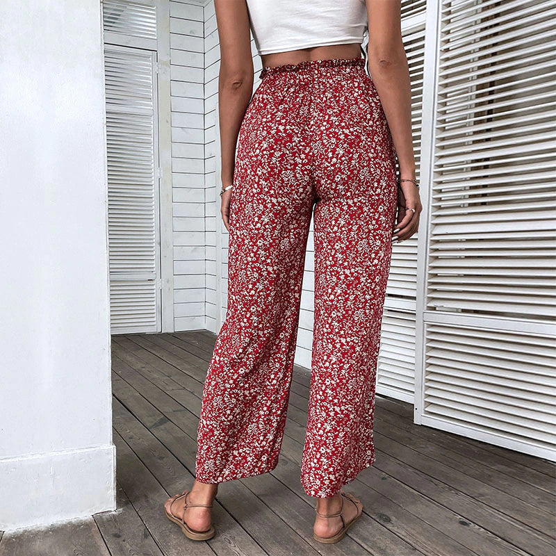 Pantalon Palazzo Fleuri