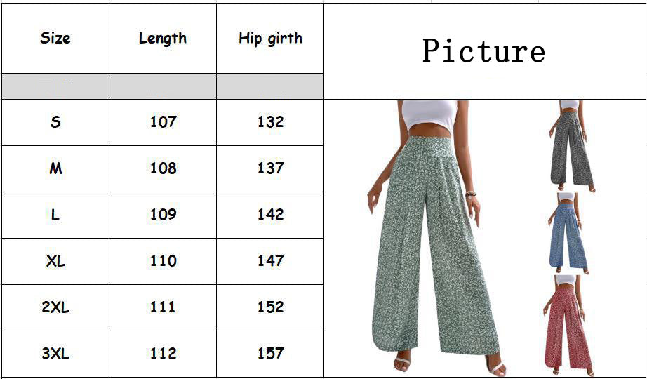 Pantalon Palazzo Fleuri