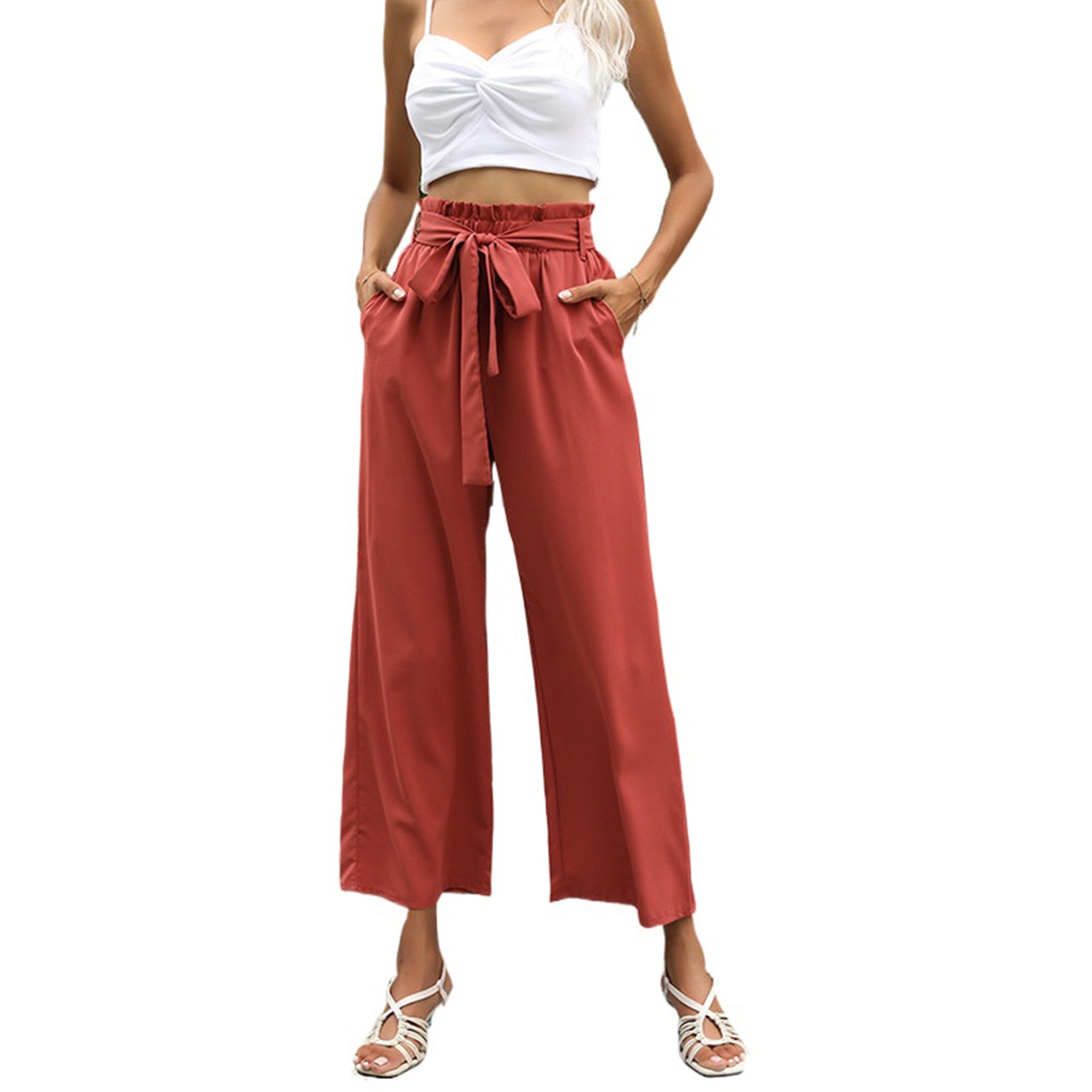 Pantalon Large Fluide