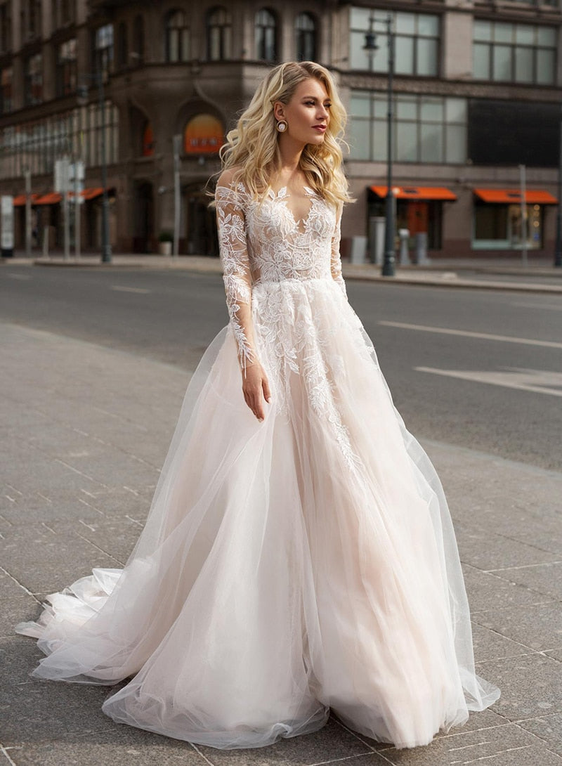 Robe blanche dentelle boheme mariage