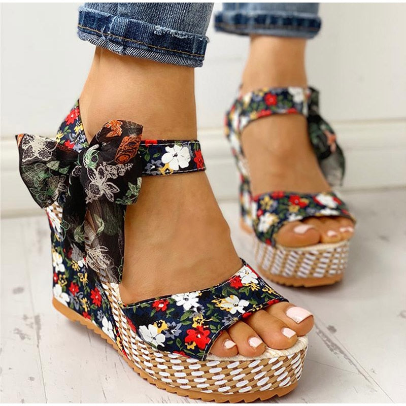 Sandale a talon bohème chic
