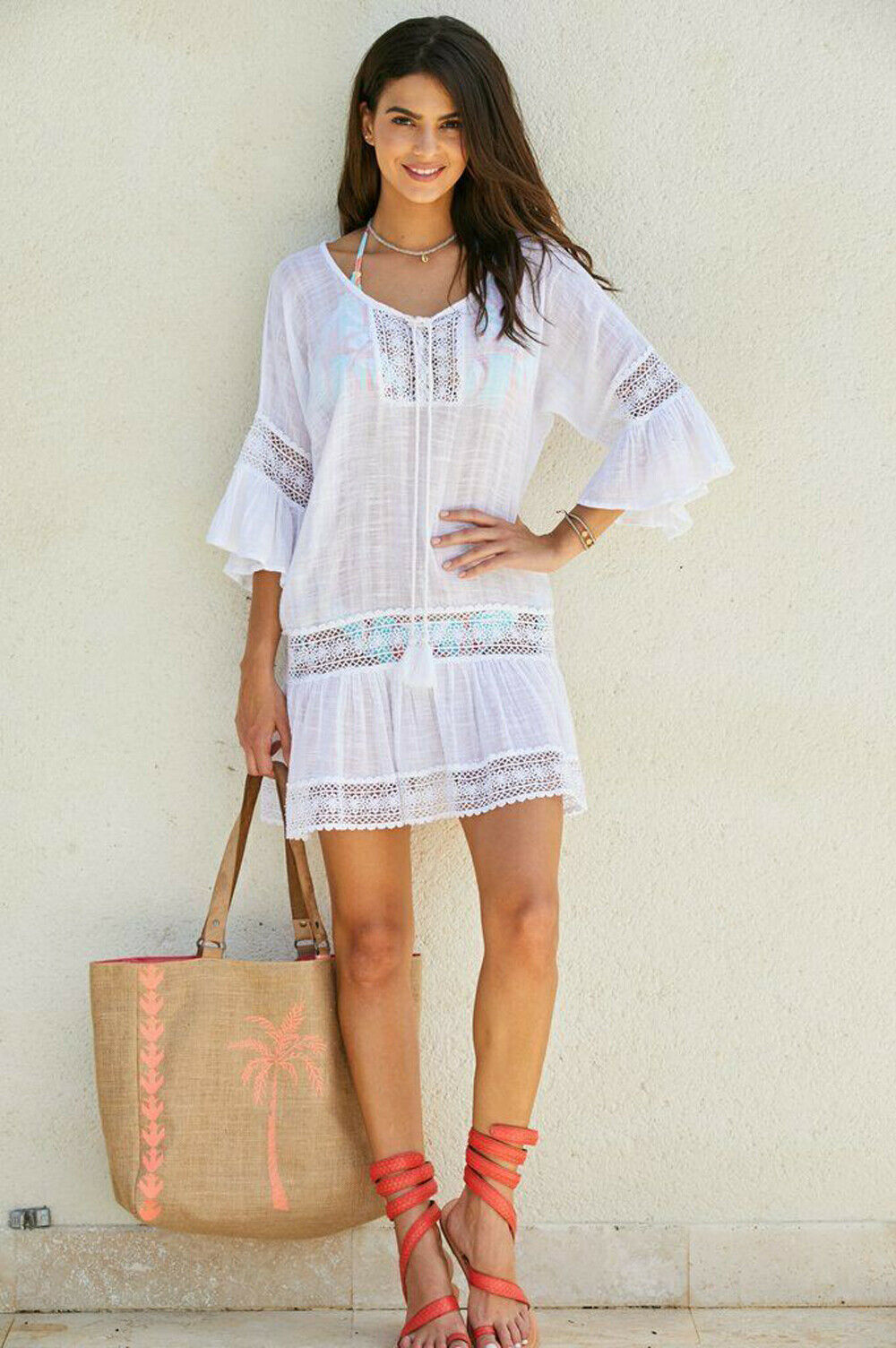 Robe Boheme Hippie Blanche