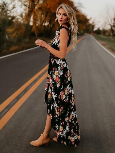 Robe Longue Noire Bohème Chic