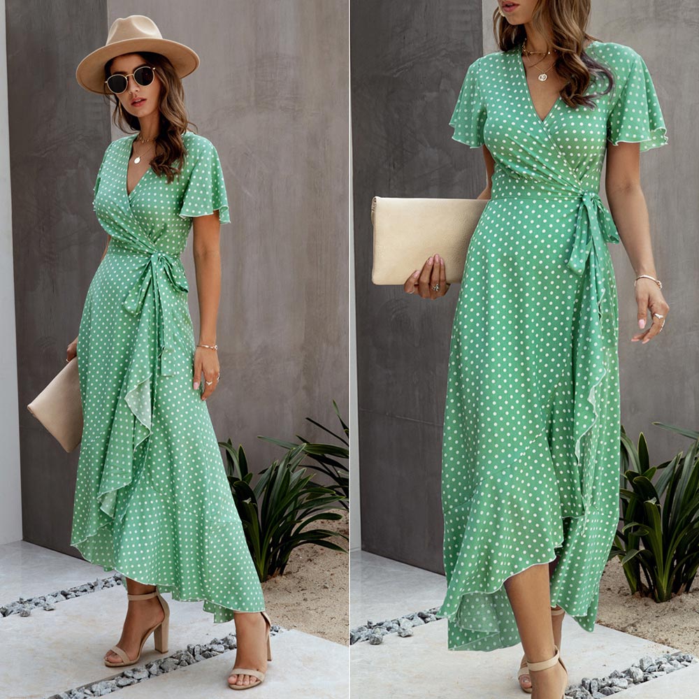 Robe Bohème Portefeuille Asymétrique