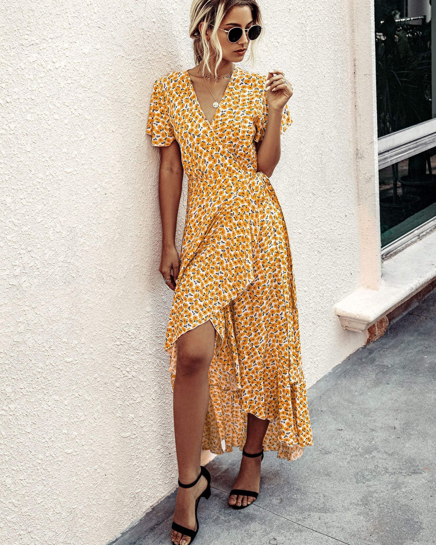 Robe Bohème Portefeuille Asymétrique